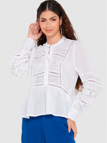 Blusa Mujer Blanco Only