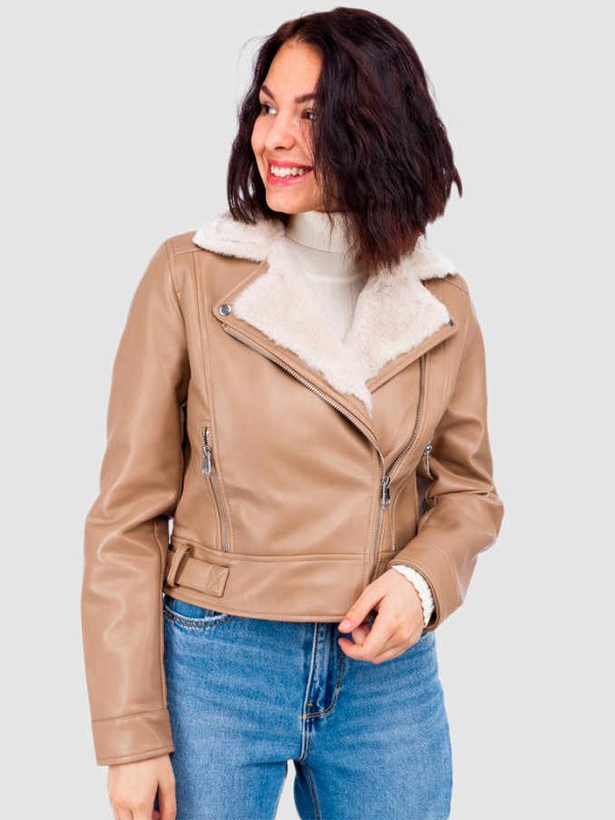 Chaqueta Mujer Beige Vero Moda