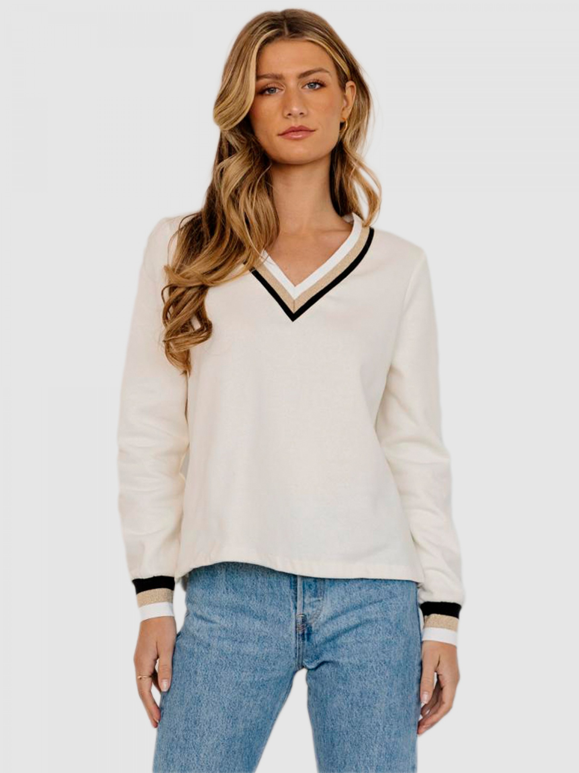 Sweatshirt Mulher Nina Vero Moda