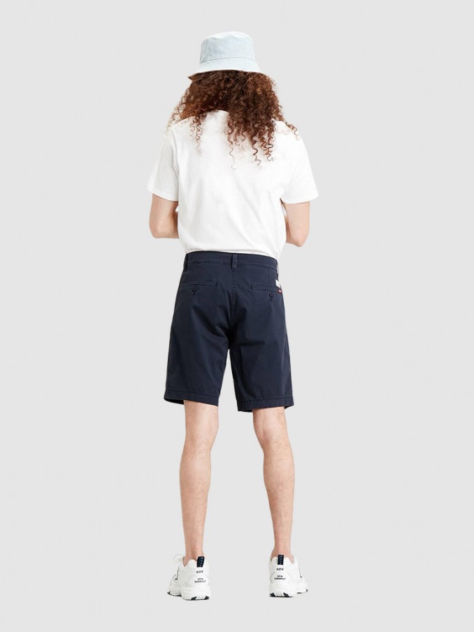 Pantalones Cortos Hombre Azul Marino Levis