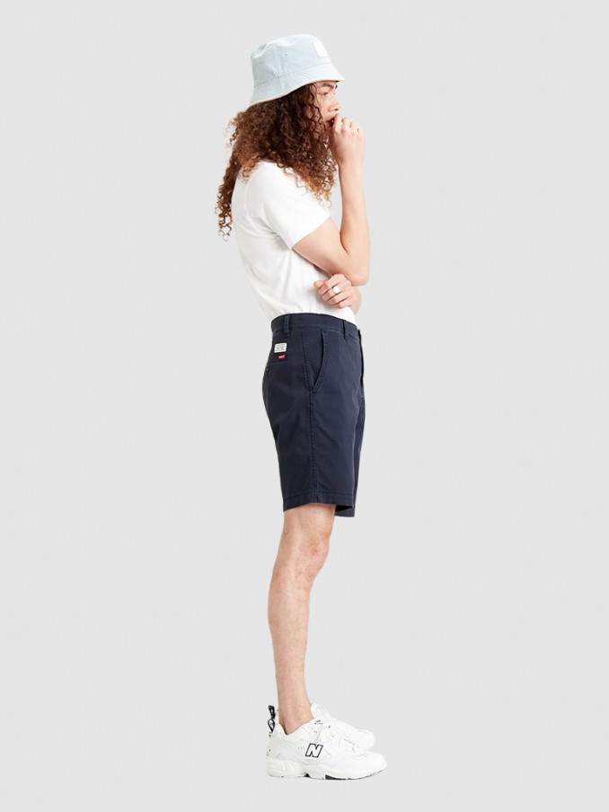 Pantalones Cortos Hombre Azul Marino Levis