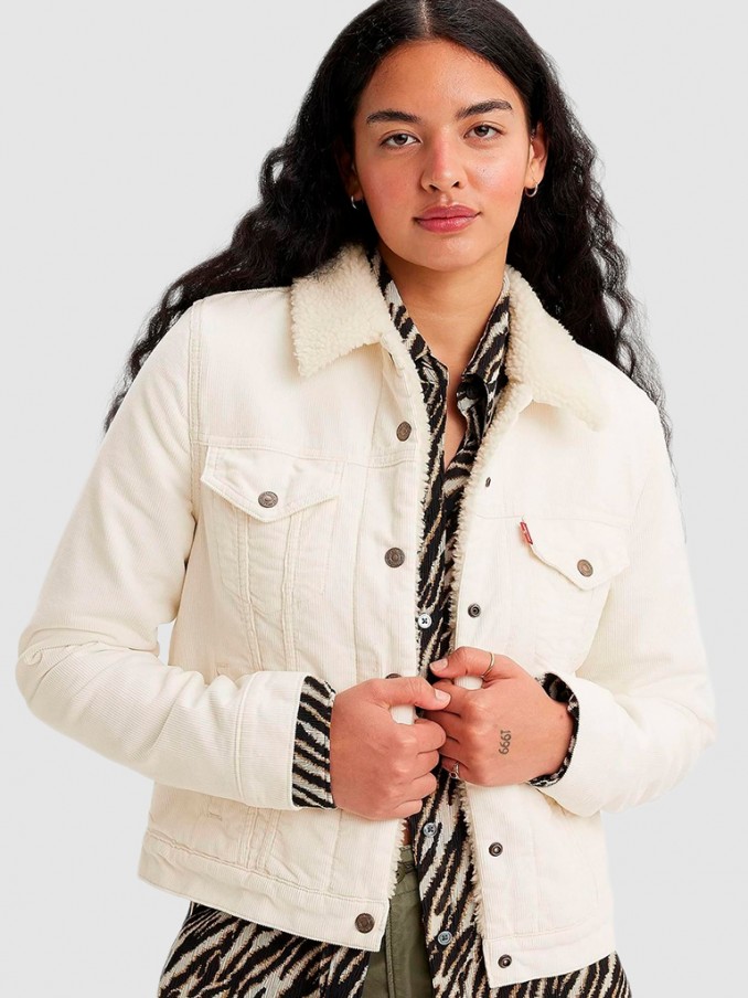 Chaqueta Mujer Crema Levis