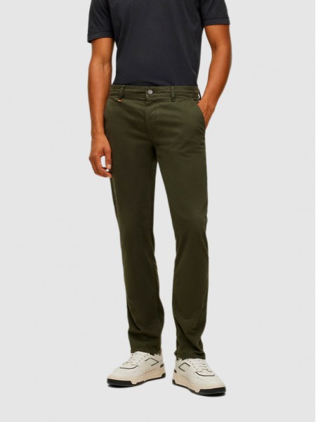 Pants Man Dark Green Boss