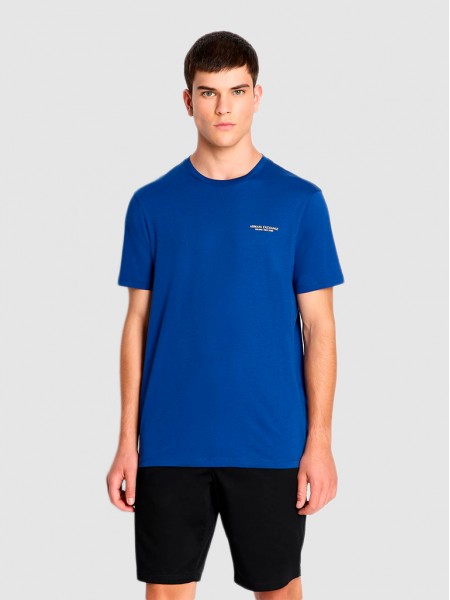 Camiseta Hombre Azul Armani Exchange