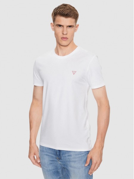 T-Shirt Man White Guess