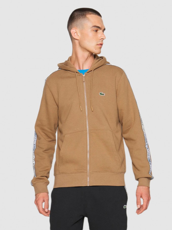 Chaqueta Hombre Beige Lacoste