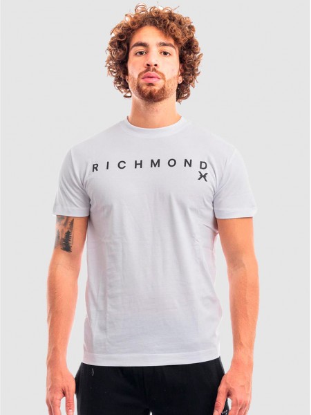 T-Shirt Man White John Richmond