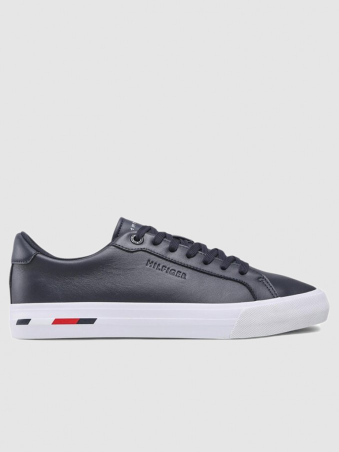 Tenis Hombre Azul Marino Tommy Jeans