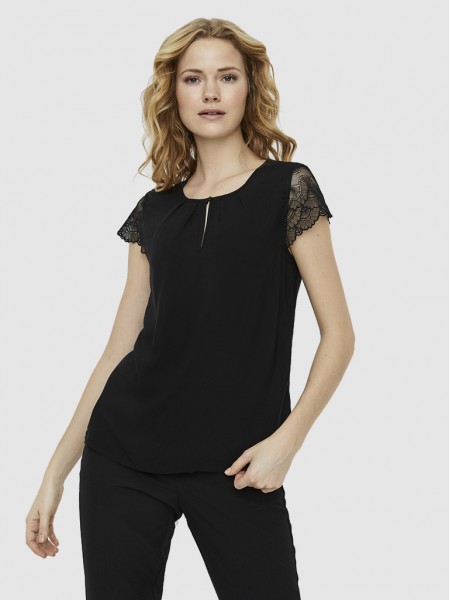 Blusa Mujer Negro Vero Moda