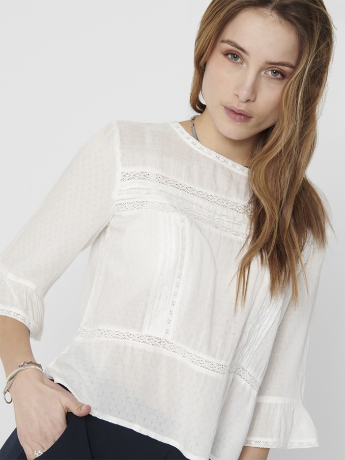 Blusa Mujer Blanco Only
