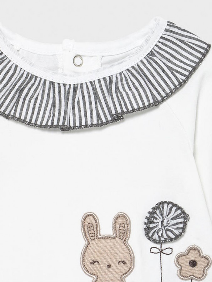 Conjunto Bebe Niña Blanco Mayoral