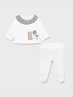Conjunto Bebe Niña Blanco Mayoral Conjunto Bebe Niña Blanco Mayoral