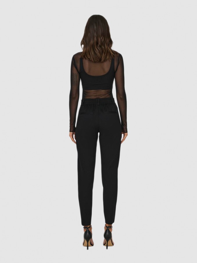 Pantalones Mujer Negro Only