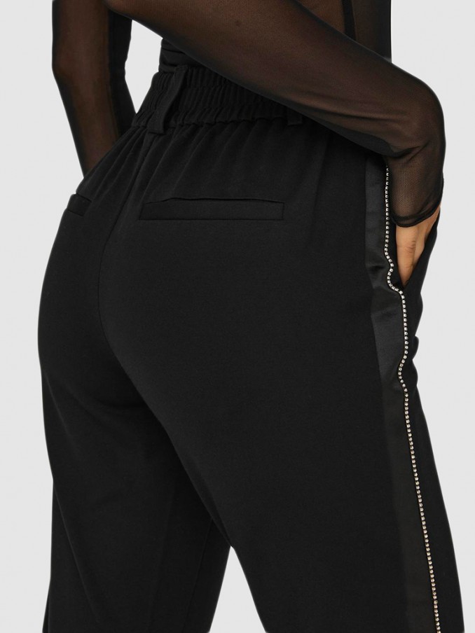 Pantalones Mujer Negro Only