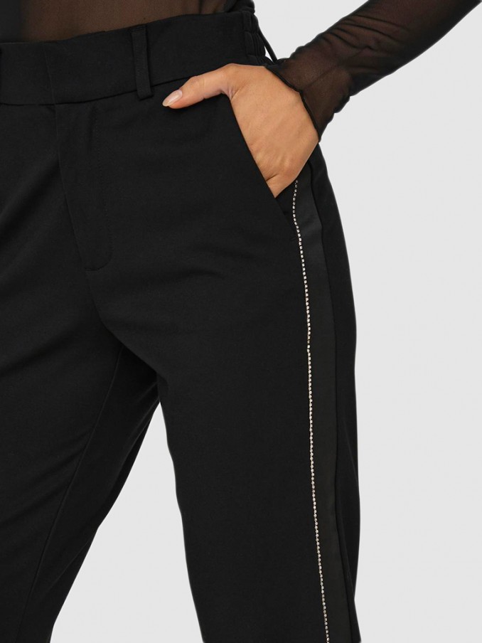 Pantalones Mujer Negro Only