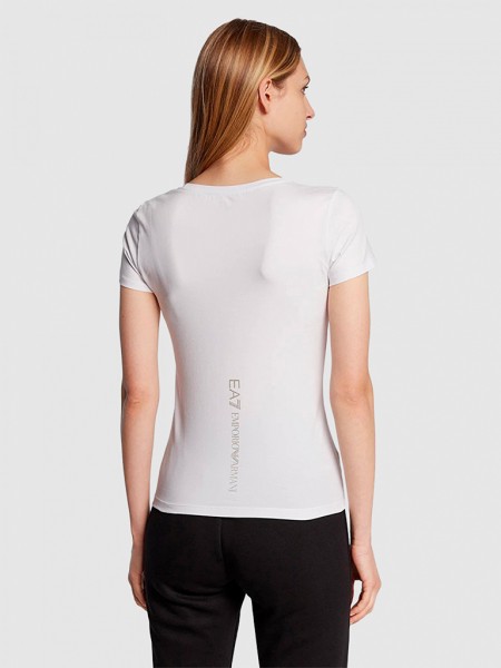 T-Shirt Mulher Ea7  Emporio  Armani