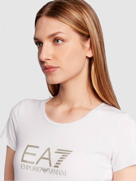 T-Shirt Mulher Ea7  Emporio  Armani