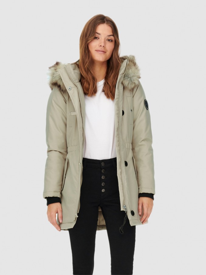 Jacket Woman Beige Only