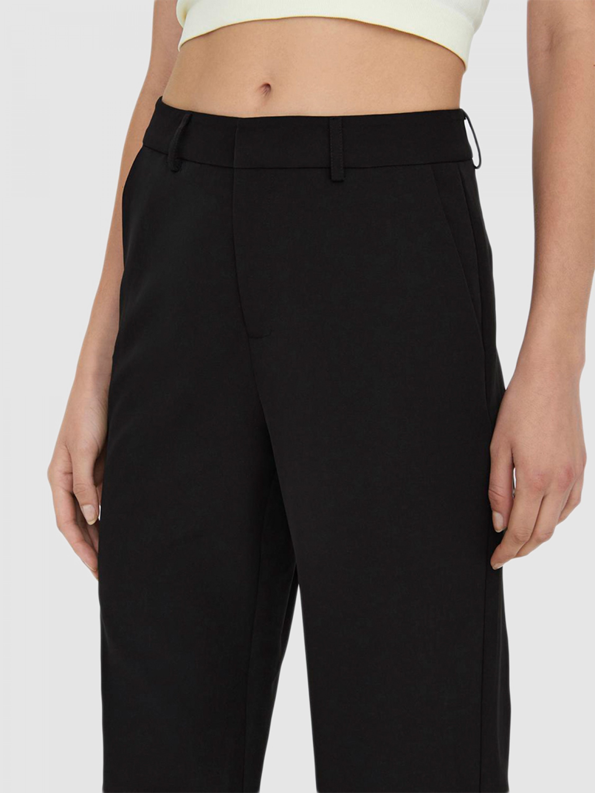 Calças Only Mulher Onlberry Hw Wide Pant Tlr Noos