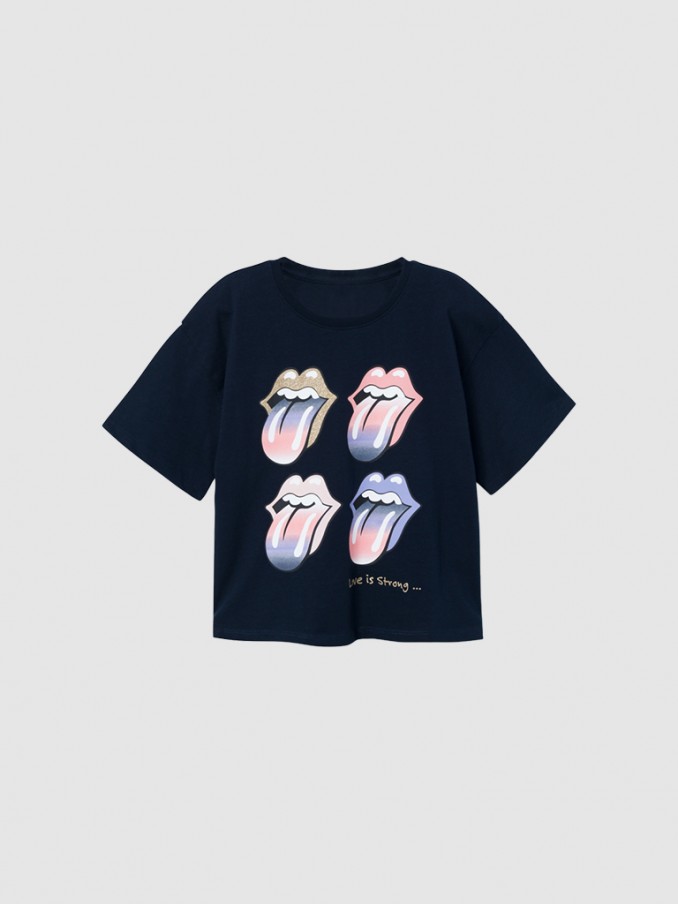 Camiseta Nia Azul Marino Name It