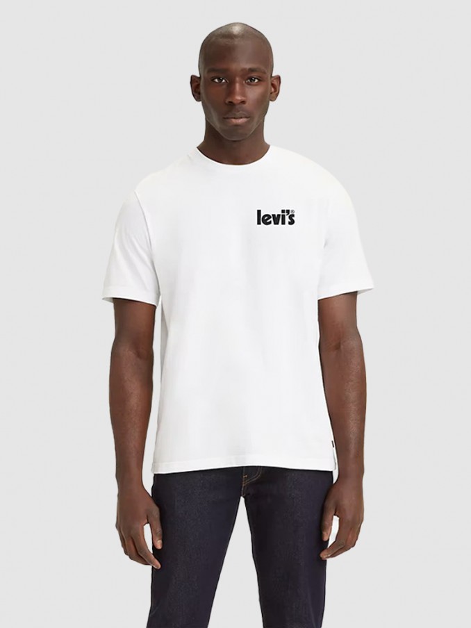 Camiseta Hombre Blanco Levis