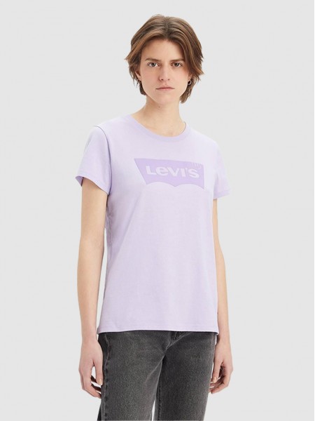 T-Shirt Woman Lilac Levis