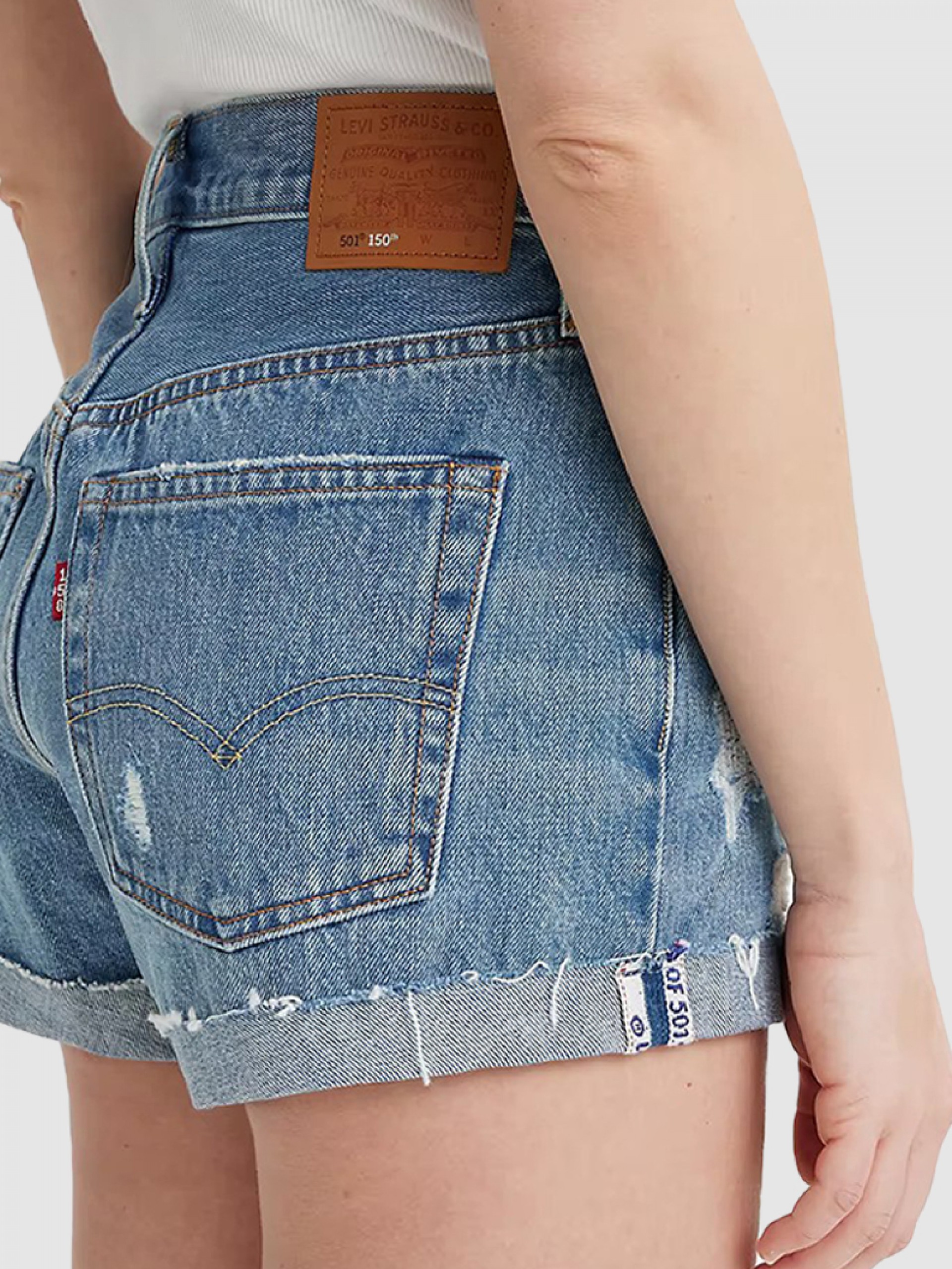 Pantalones Cortos Mujer Levis