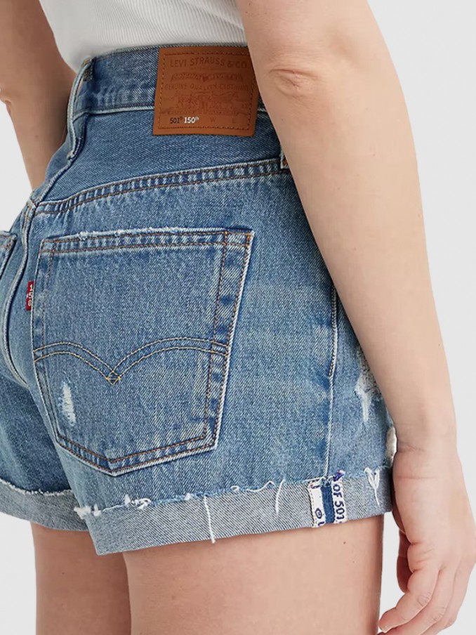 Pantalones Cortos Mujer Levis