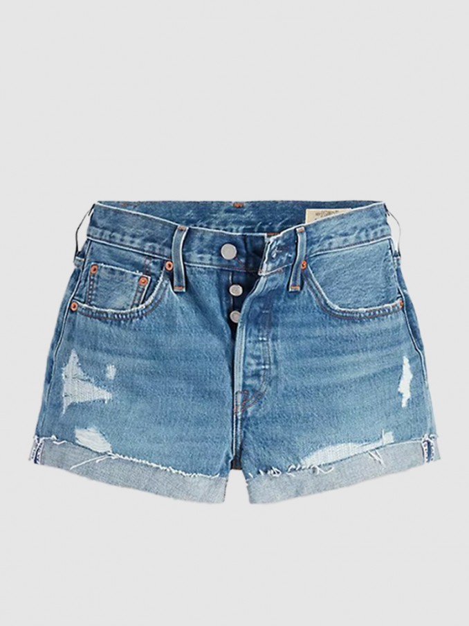 Pantalones Cortos Mujer Levis