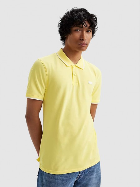Polo Shirt Man Yellow Levis