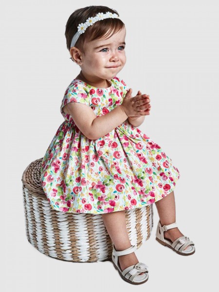 Dress Baby Girl Multicolor Mayoral