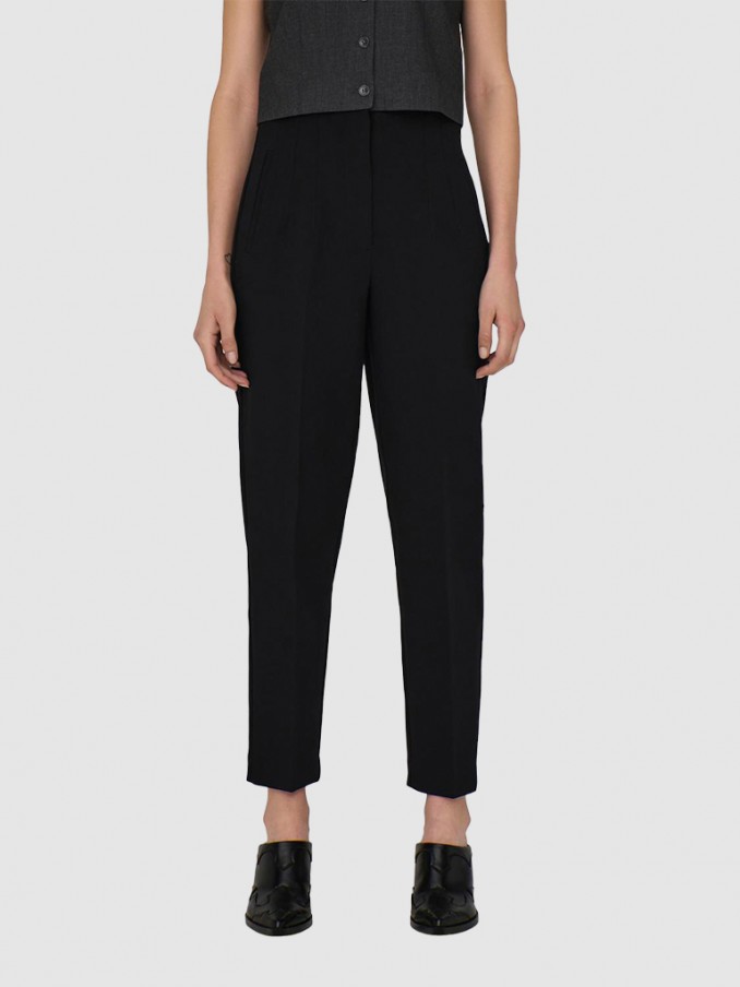 Pantalones Mujer Negro Only