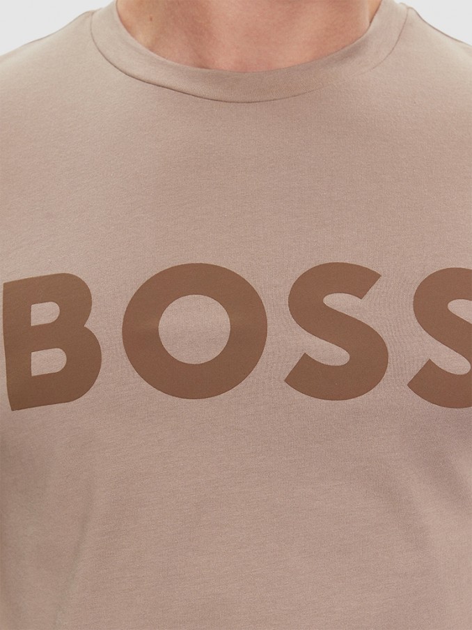 T-Shirt Homem Boss Orange