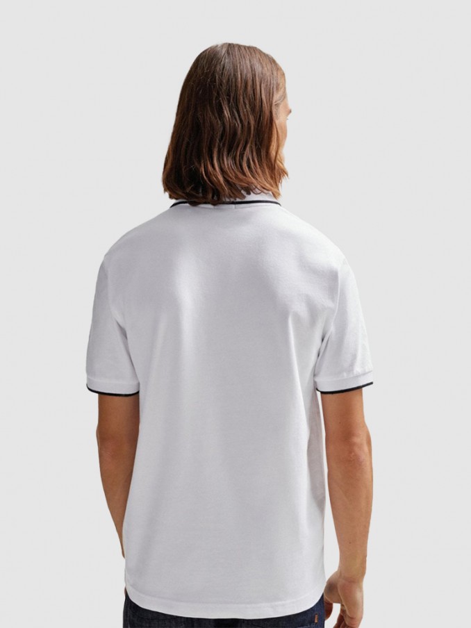 Polo Shirt Man Boss Orange