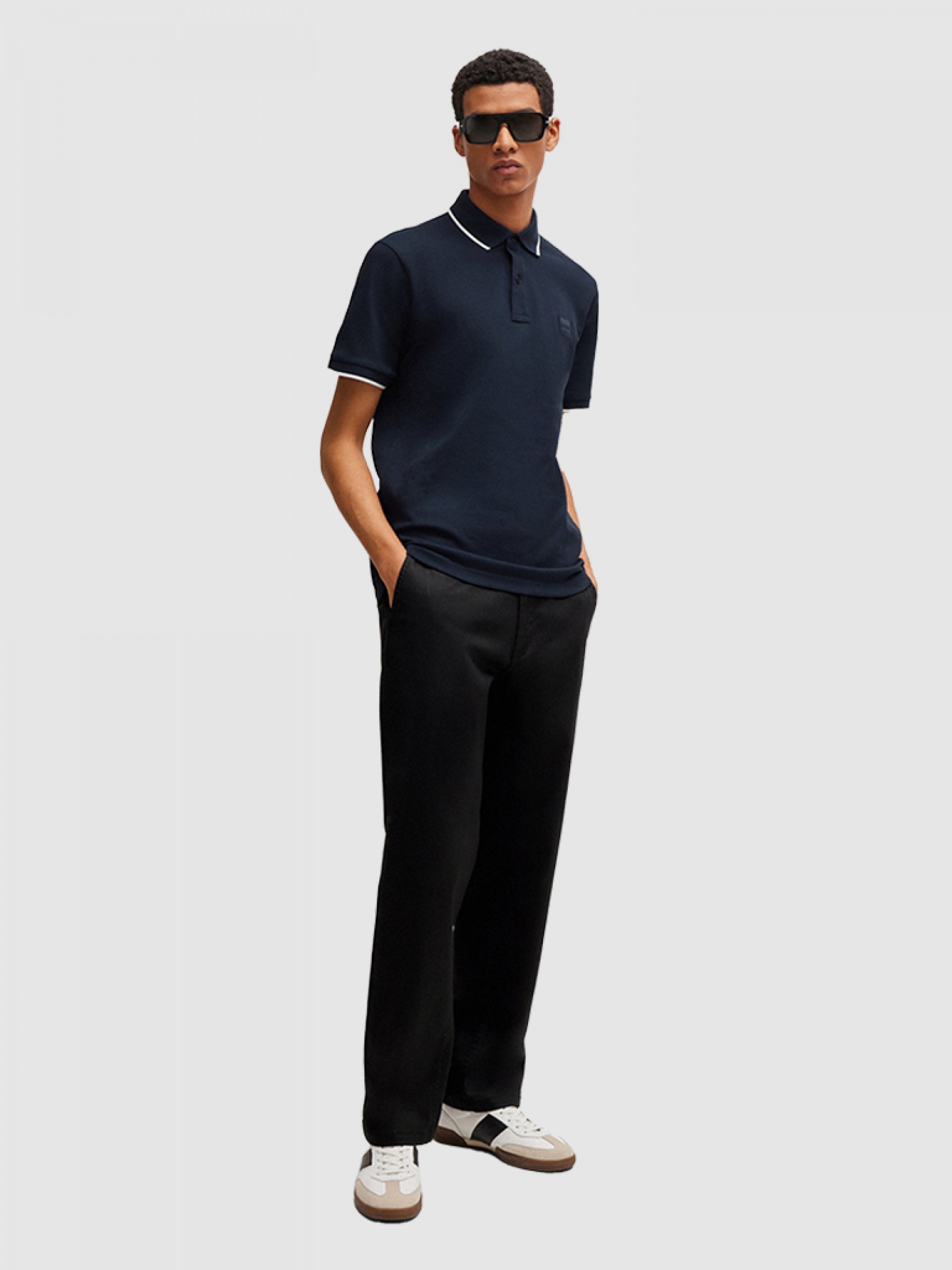 Polo Shirt Man Boss Orange