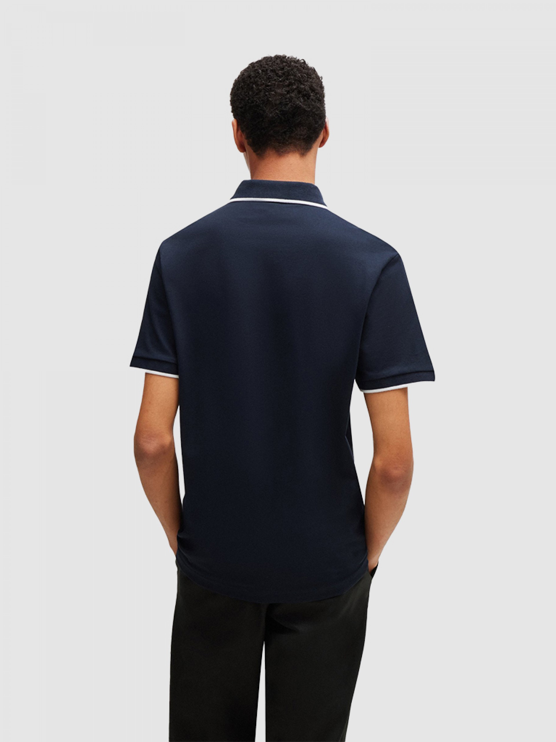 Polo Shirt Man Boss Orange