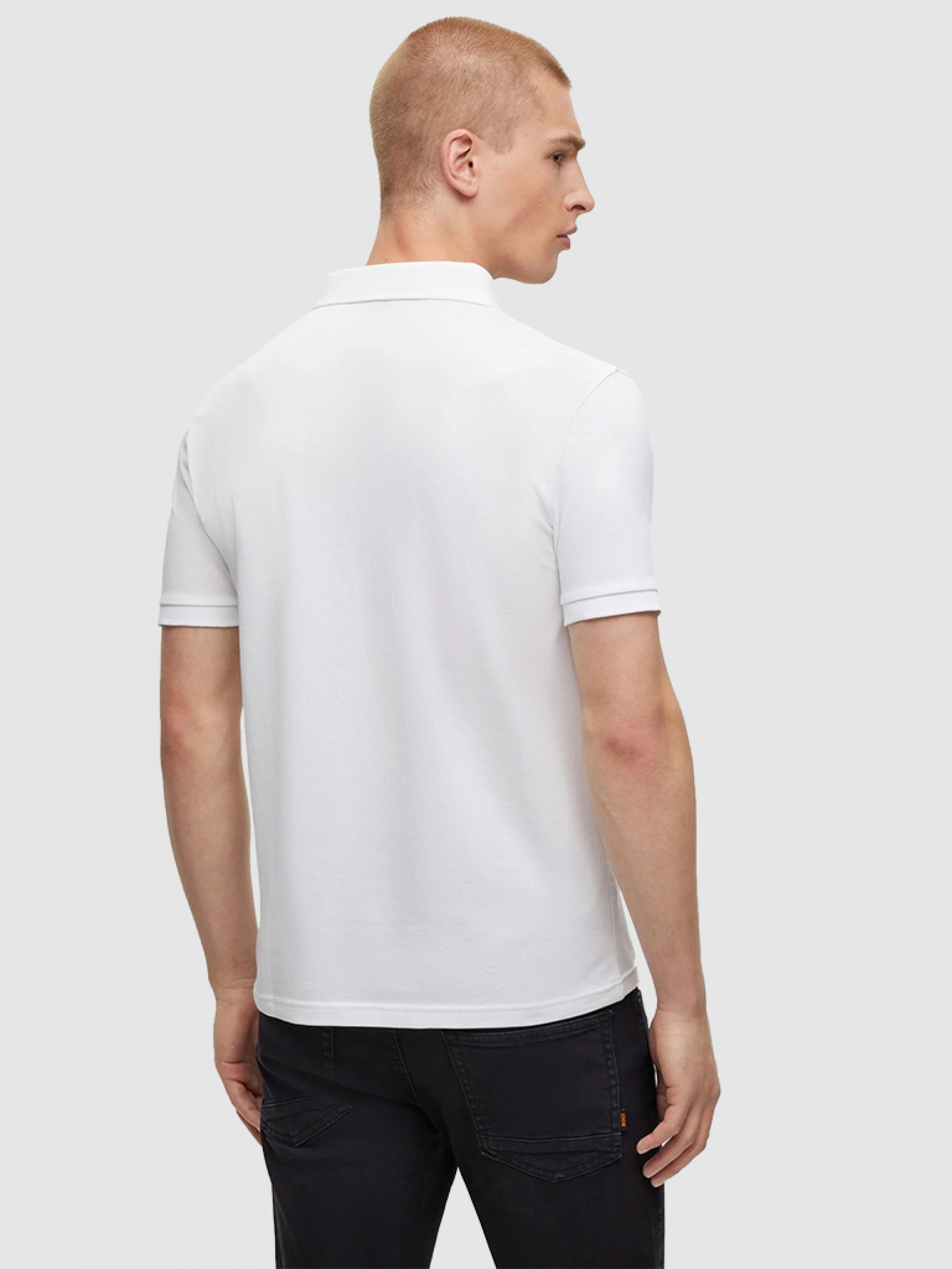 Polo Shirt Man Boss Orange