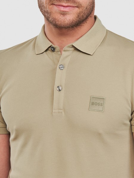 Polo Shirt Man Boss Orange