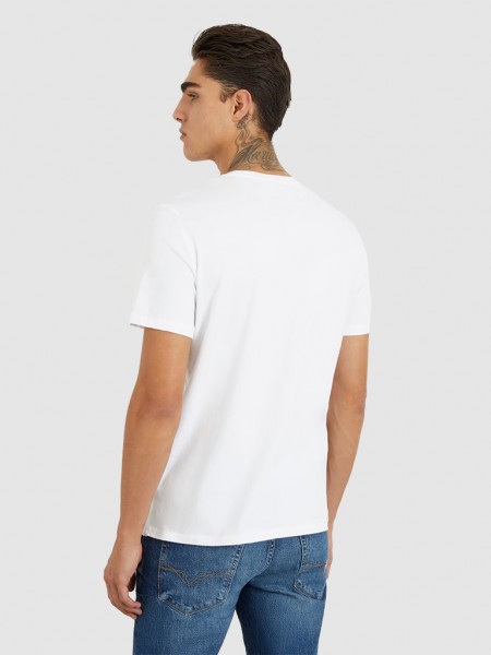 T-Shirt Homem Triangle Guess