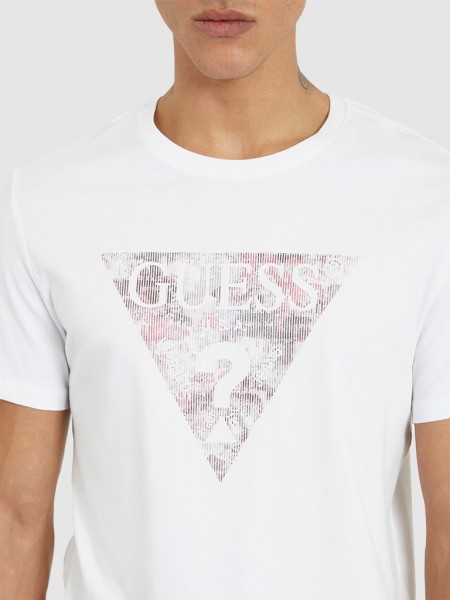 T-Shirt Homem Triangle Guess