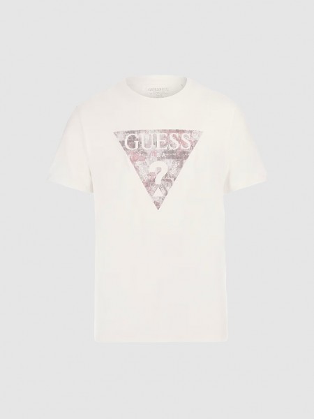 T-Shirt Homem Triangle Guess