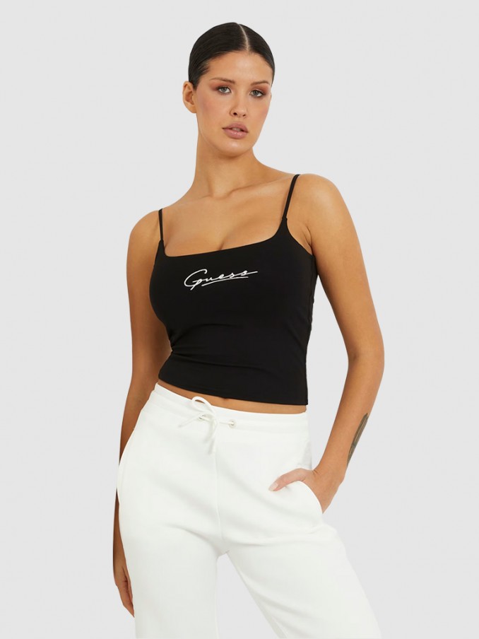 Blusa Mujer Negro Guess Underwear