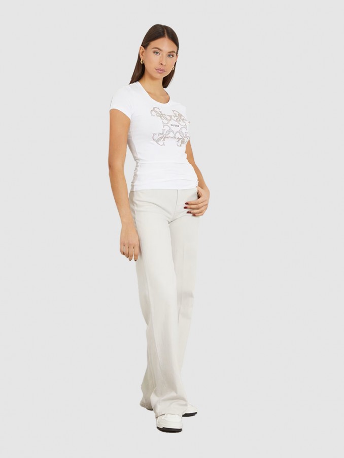 T-Shirt Mulher Logo Guess