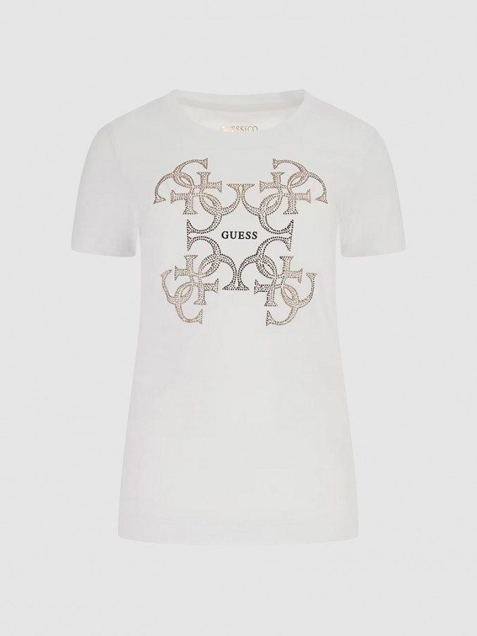 T-Shirt Mulher Logo Guess