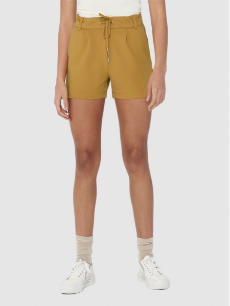 Shorts Woman Yellow Only