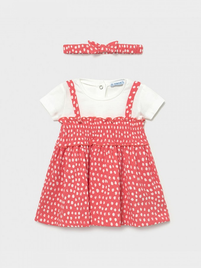 Vestido Bebe Nia Coral Mayoral