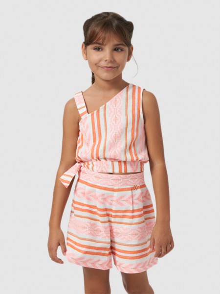 Shorts Girl Coral Mayoral
