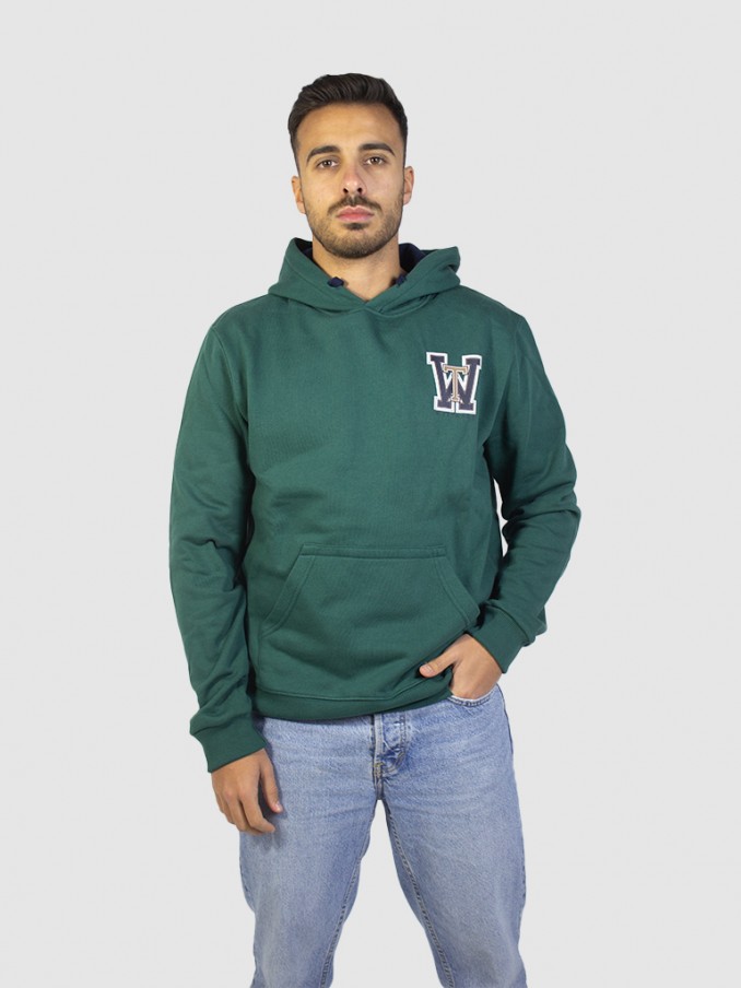 Sweatshirt Man Green Westrags