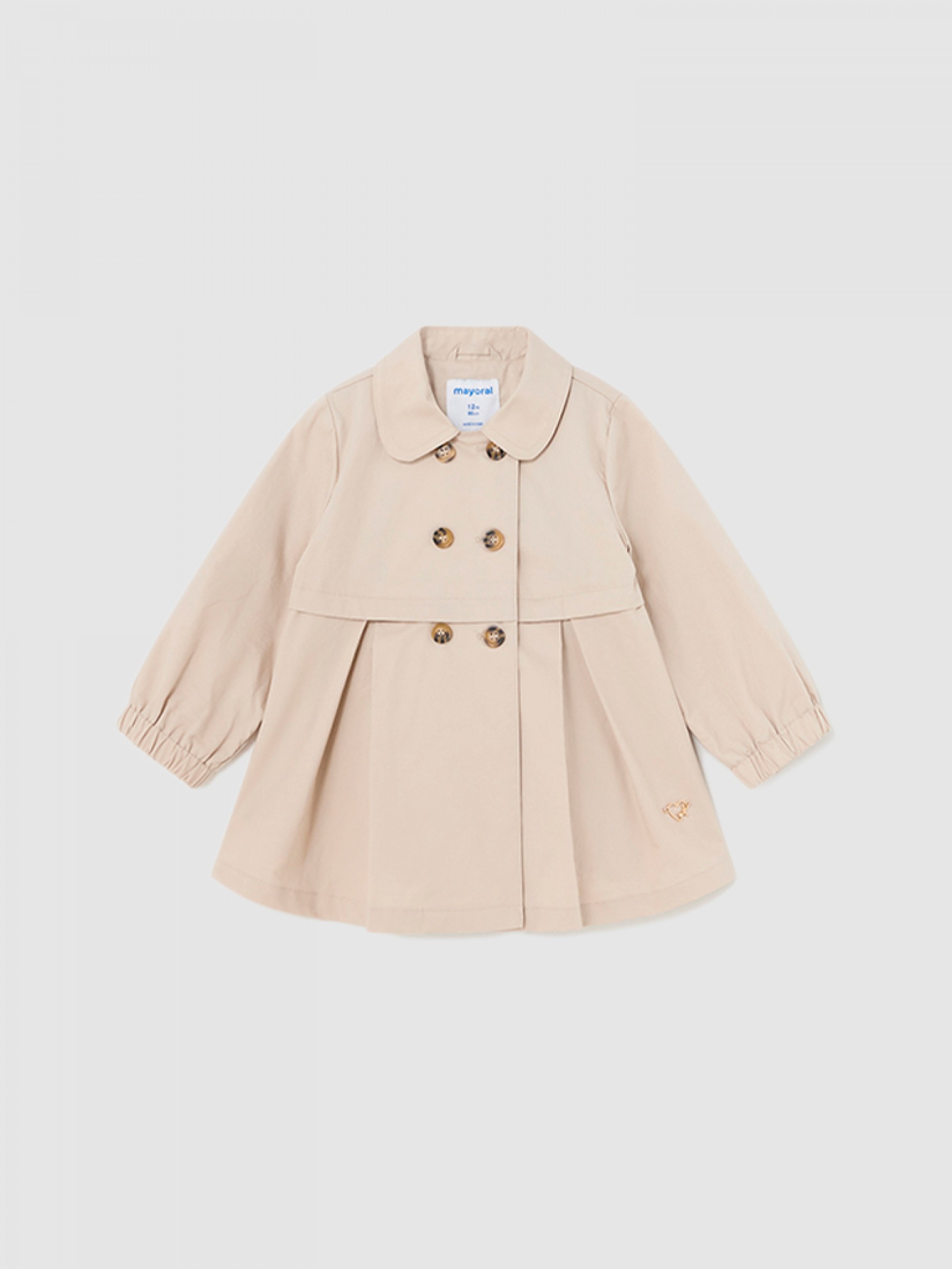 Gabardina Bebe Niña Beige Mayoral