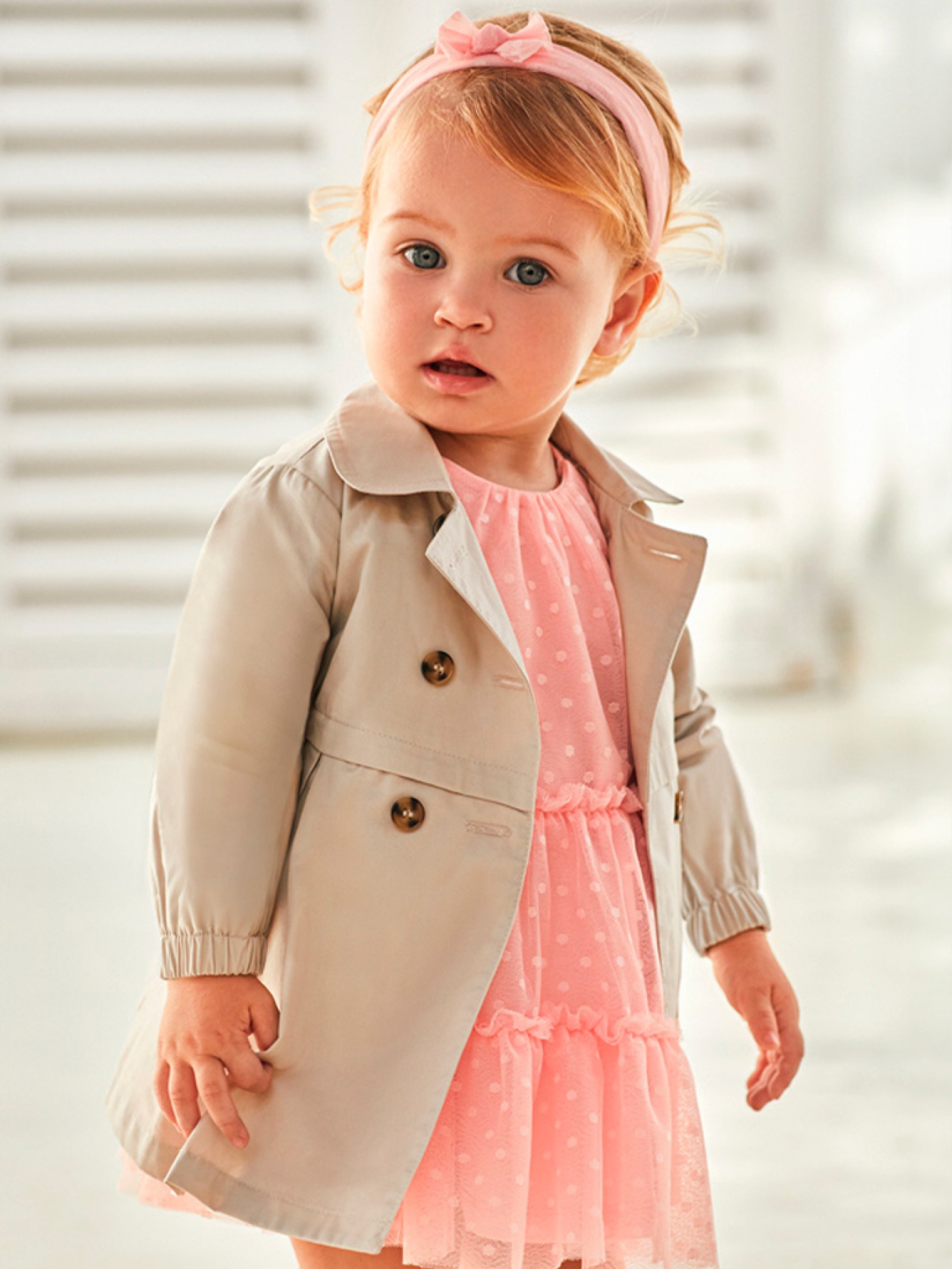 Gabardina Bebe Niña Beige Mayoral